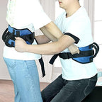 Gait Belt with Handles and Leg Strap for Seniors Transfer Lift Belts for Elderly Widen Mobility Gate Belt Medical Aid Walking Support Belts with Quick Release Buckle Fit 34" -57" Waist