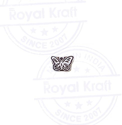 Royal Kraft Wooden Stamps DIY Fabric, Textile, Clay, Pottery, Paper, Henna Printing Blocks THDtag025
