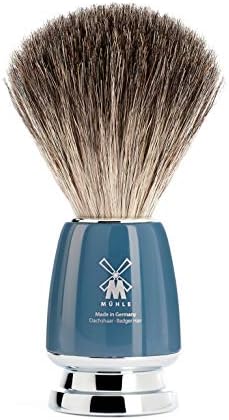MÜHLE Pure Badger Shaving Brush (Petrol Blue)