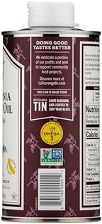 La Tourangelle, Roasted Walnut Oil, Plant-Based Source of Omega-3 Fatty Acid, Cooking, Baking, & Beauty, 16.9 Fl Oz