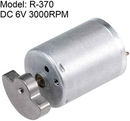 uxcell Vibration Motor Strong Power for Massager DC 6V 3000RPM Arch Vibrating Wheel 46x24.2mm
