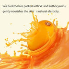 BKSUAIWU Sea Buckthorn Pulp,150ml/8.11oz/box,Sea Buckthorn Pulp Concentrate,Puree Juice Raw Liquid Drink 沙棘原浆