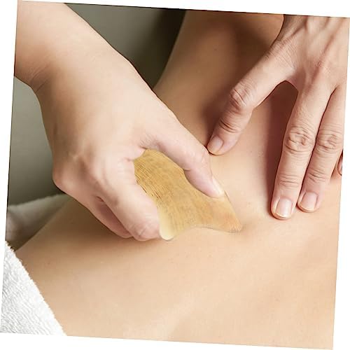 Portable Horn Massage Scraper Facial Scraping Board for Home Use Smooth Edges Relief Suitable for Face Neck Shoulders Massage Tools
