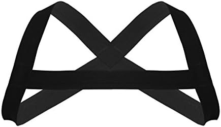 ACSUSS Men's Criss-Cross Elastic Nylon Double Shoulder Chest Muscle Support Brace