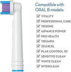 Replacement Toothbrush Heads for Oral-B, 8 Pack Replacement Heads Compatible with Oral B Braun Electric Toothbrush