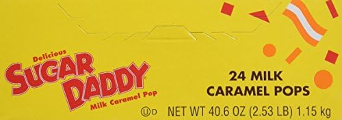 Charms Sugar Daddy Milk Caramel LolliPops [case of 24]