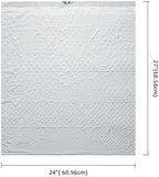 TYPLASTICS FleTex Tall Kitchen 13 Gallon Drawstring Trash Bags, 300 Bags, 24in x 27in, Unscented, White, Wholesale Pack (Heavy duty, 300 Count)