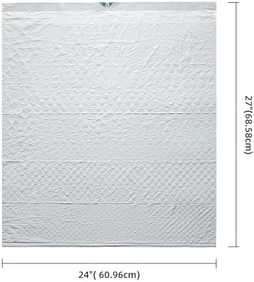 TYPLASTICS FleTex Tall Kitchen 13 Gallon Drawstring Trash Bags, 300 Bags, 24in x 27in, Unscented, White, Wholesale Pack (Heavy duty, 300 Count)
