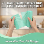 Small Trash Bags 1.2 Gallon: YHEEL Bathroom Trash Bags Unscented Small Garbage Bags Strong Leak-Proof Trash Liners for Office Bedroom - 150 Counts