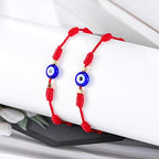 Tarsus (Ver.3) Evil Eye 7 Knot Lucky Bracelets Adjustable Red String Amulet for Women Men