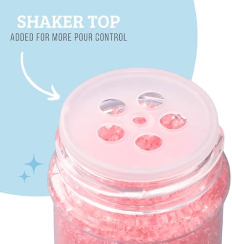 Sweets Indeed Valentines Day Dye-Free Pink Sanding Sugar | Natural Pink Decorating Sugar for Cakes, Cupcakes & Cookies | No Artificial Dyes, Gluten-Free | 3.35 ounces