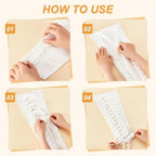 AHANDMAKER Wedding Gown Corset Kit Zipper Replacement, 18.9x9.5 Adjustable Fit Satin Corset Back Kit Lace Up with Lace up Dress Cord Back for Formal Prom Dress, Zipper Extender for Dress(White)