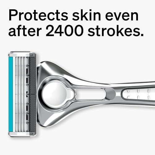 Schick Quattro Titanium Razor Refills,| Schick Razor Blades Refills,Razor-Blades for Men,Shaving Blades for Men,Quattro-Razor Refill,4 Blade-Razor Heads,(Pack of 16)