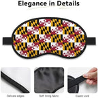 Maryland State Flag Sleep Mask 100% Light Blocking Eye Mask for Sleeping, Sleep Mask for Unisex for Travel/Nap