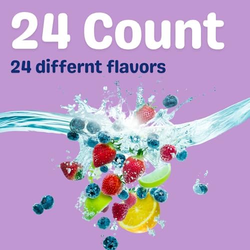 Bolero Sugar Free Drink Mix Variety Fruit Flavors | Powdered Flavored Water Packets | 24 Large Sachet On The Go