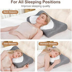 Cervical Pillow for Neck and Shoulder,Ergonomic pillow for neck pain relief,Cervical neck pillow Contour Bed Pillow,Memory foam neck pillow Soft for Side Sleepers, Back and Stomach Sleepers