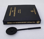 Ishihara Colour Vision Test Book for Color Deficiency 24 Plates with User Manual and OCCLUDER