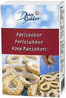 Dansukker Parlsocker Coarse Pearl Sugar (500g) - Pack of 6