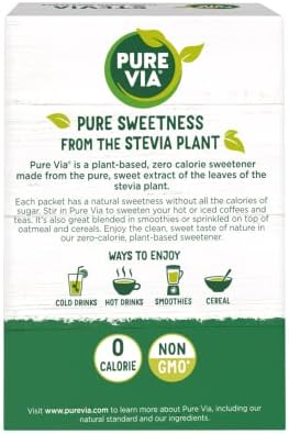Pure Via All Natural Sweetener, 80-Count