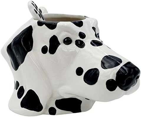 3D Hand Painted Dog Coffee Tea Ceramic Mug Cute Pet Perfect Dog Lover (Dalmatian)