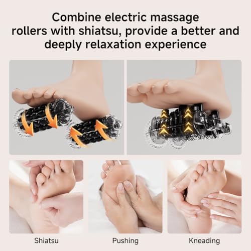 13-inch Foot Spa with Fully Automatic Electric Massage Dual-Action System, Integrating Electric Massage Rollers and Shiatsu Functionality, Featuring a Timer and Water Temperature Control