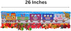 Haribo Holiday Train Assorted Gummy Bears & Candy, Holiday Candy Gift, Stocking Stuffer Gift, 8 Bags Included, 32 Ounces