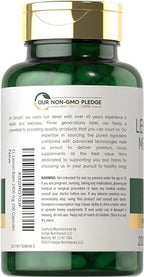 Carlyle Lemon Balm Capsules | 200 Count | Non-GMO and Gluten Free Formula | Melissa Leaf Traditional Herbal Supplement | Super Concentrated Extract
