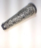 New Silver Stylist Solid Brass Handle Vintage-Brass Silver Cane Wooden Walking Stick Handle