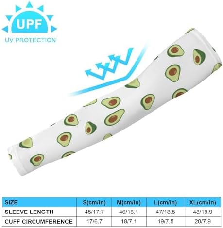 Thumb Hole Sport Arm Sleeves, Ice Silk UV Protection Cooling for Baseball Football Outdoor Training