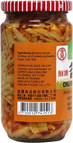 Kimlan Chili Bamboo Shoots (2 Pack, Total of 700g)
