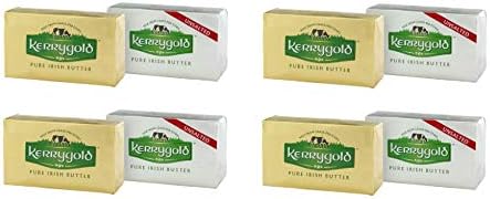 Kerrygold Pure Irish Butter Variety Pack - 4 Salted (8 ounce) and 4 Unsalted (8 ounce)