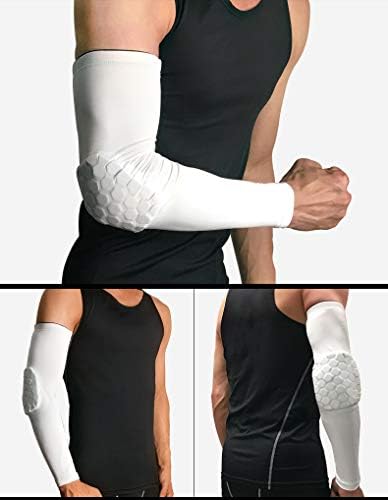 RGA Elbow Pads,Basketball Shooter Sleeves,Basketball Elbow Arm Guard Sleeve Padded Compression Protection Elbow Arm Sleeve