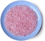LAIDANLA Rose Quartz Crushed Stone Crystal Chips Bulk Natural Gemstones Healing Reiki Crystals Mini Quartz Vase Filler Aquarium Gravel 100g