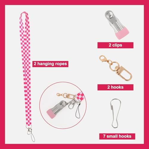 2pcs Back Zipper Pull Helper with Hooks, Single-Hand Zipper Assistant for Tight Dresses Boots Shoes Skirts Bags, Convenient Zip Puller Aid Tool for Alone Women Seniors Travelers & Long Nails (Pink)