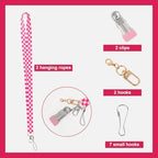 2pcs Back Zipper Pull Helper with Hooks, Single-Hand Zipper Assistant for Tight Dresses Boots Shoes Skirts Bags, Convenient Zip Puller Aid Tool for Alone Women Seniors Travelers & Long Nails (Pink)