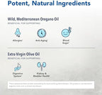 NORTH AMERICAN HERB & SPICE Oreganol - 0.45 fl. oz. - Unprocessed, Wild, Organic Oregano Oil - Mediterranean Source P73 - Non-GMO - 194 Servings