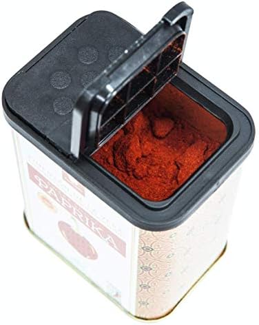 Gourmanity Spanish Sweet Smoked Paprika Powder Tin, Premium Oak Wood Smoked Seasoning for Adding Depth, Flavor and Color to Your Dishes, Kosher, Gluten Free, Pimenton Dulce Ahumado, 2.5 oz