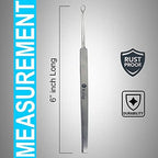 Ear Wax Removal Tool - Earwax Cleaner Tool Set Ear Wax Picker Loop Ear Cleaner Curette Q Tip Pick Metal Cleaning Reusable Ear Wax Kit Cleaner Remover Medical Grade Stainless Steel By Krisp Beauty