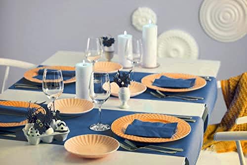 Dark Blue 3-Ply Disposable Lunch Napkins, 125 Count – Paper Cocktail & Party Napkins for Weddings, Birthdays, Bars & Events, EU Made