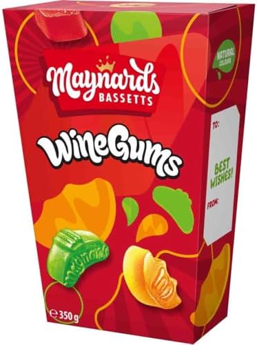 Maynards Bassetts Wine Gums Carton 350g (Pack of 2)