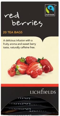 Fairtrade Red Berries Lichfields 20 Tea Bags 40G X Case Of 6