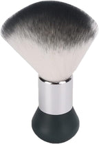 Barber Brush, Neck Duster, Soft Broken Hair Sweep Brush, Hairdressing Tool for Barber Shop, Barbers, Hair Cutting (Grey)