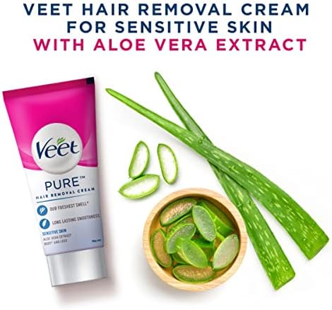 Veet Silk & Fresh Hair Removal Cream, Sensitive Skin - 50 g
