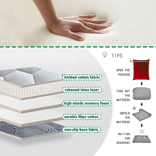 Lash Bed Topper,Memory Foam Mattress Topper for Massage Table Beauty Salon,Spa Bed Pad with Breathe Hole,Massage Accessories Protective Pad,Square/Round/Trapezoidal Head,6cm/2.4in,T 60x180cm
