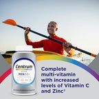 Centrum Silver Multivitamin for Men 50 Plus, Multimineral Supplement, Vitamin D3, B-Vitamins and Zinc, Gluten Free, Non-GMO Ingredients, Supports Memory and Cognition in Older Adults - 100 Ct