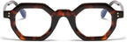 helena Retro Polygon Round Design Reading Glasses For Men Women Blue Light Blocking Computer Readers UV400