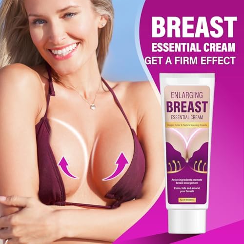 Breast Enhancement Cream, Natural Breast Enlargement Firming and Lifting Cream, Plumps & Lifts your Boobs & Improves Sagging Breasts, Fast Growth