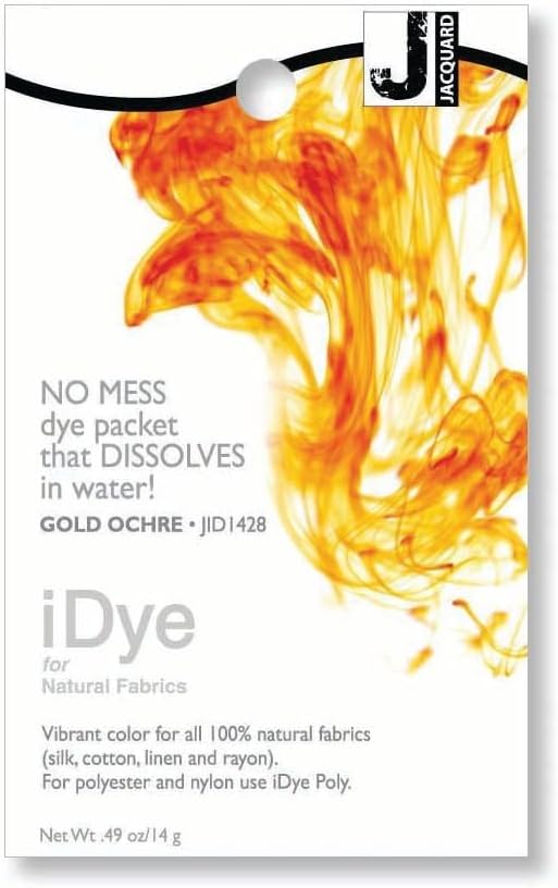 Jacquard iDye for Natural Fabrics .49 Oz - Gold Ochre