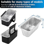 20 Pack Blackstone Grease Cup Liners, Grease Catcher Liner, Aluminum Foil Drip Pan for 28 and 36 inch Blackstone Griddle