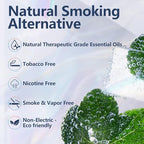 Smokeless Inhalers Natural Air Variety 6 Pack | Non Electric Flavored Air Refreshing Support | Oral Fixation Menthol Essential Oils, Craving Relief Multi-Flavor